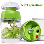 Vegetable Cutter Manual Spiral Cutter Kitchen Gadgets for Carrots Cucumbers Veggetti