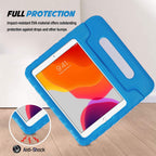 Kids Case for Ipad 9Th Generation/Ipad 8/Ipad 7, Ipad 10.2 Case 2021 2020 2019/Ipad Air 10.5/Ipad Pro 10.5 Kids Case, Shockproof Lightweight Case with Convertible Handle -Blue | 2021