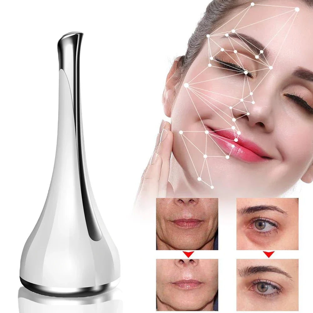 Facial Massager Magnetic Inductive Therapeutical Instrument Micro Face Lift Tighten Small Waist Dumbbell Spinner Beauty Devices