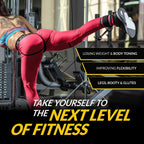 Gym Ankle Cuff Cable Attachment with Adjustable Strap, Durable Double D-Rings & Cushioned Design for Glute, Leg & Lower Body Exercises, Comfortable Workout Straps & Ankle Cuff