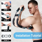 Twister Arm Trainer Replacement Spring,Chest Workout Accessories | 60-110Lbs Replacement Spring,Adjustable Spring Workout Bar, Forearm Triceps Chest Enhanced Exercise Strengthener