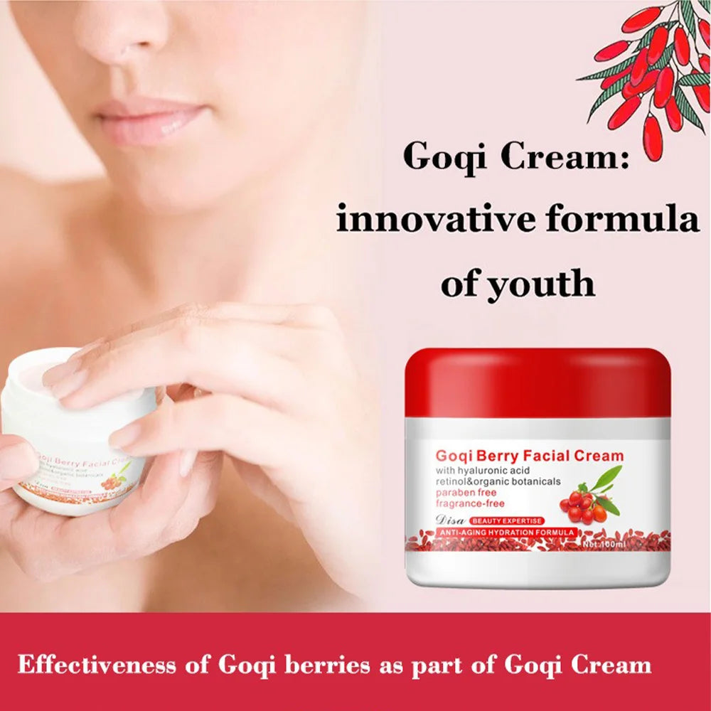 Wolfberryes Face Creams 100Ml Goji Essence Moisturizing Goqi Berry Skincare Chinese Matrimony Vine Shin Care Cosmetic