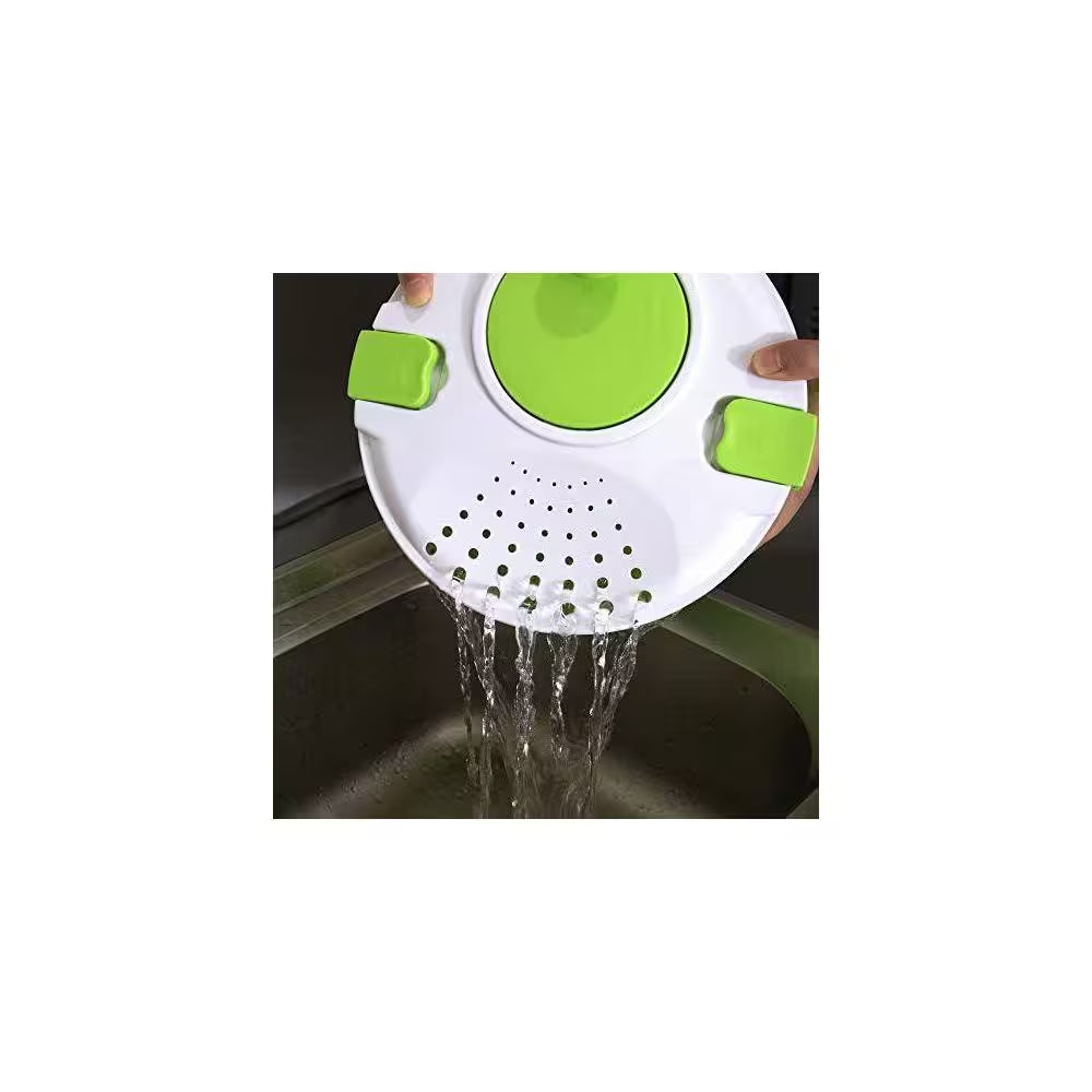Salad Spinner with 7 in 1 Multifunction Kitchen Gadget 4L Large Capacity Vegetable Grater Slicer Set