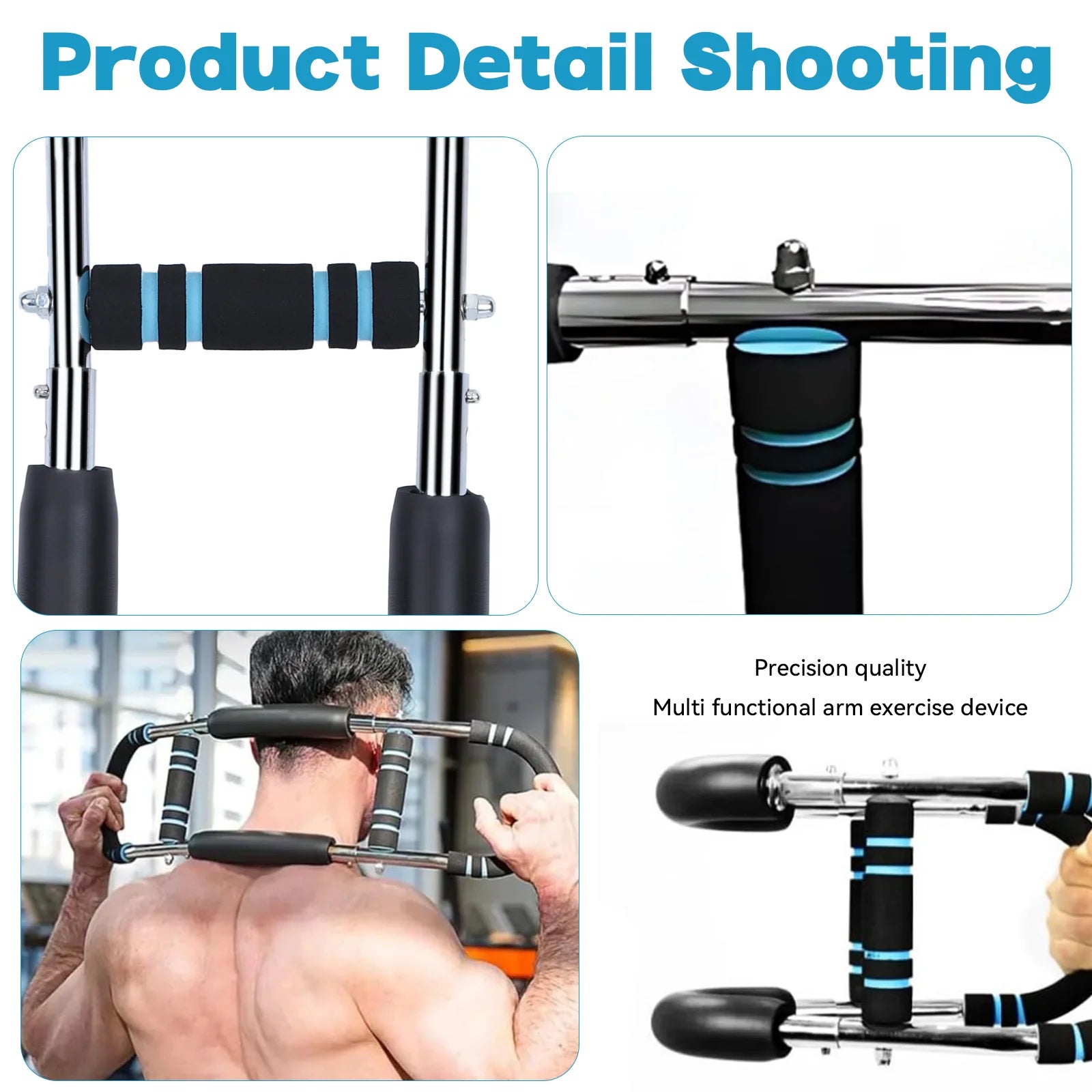 Arm Trainer & Chest Trainer for Men, 66-88-110Lb Adjustable Arm Twister Exercise Equipment, Portable Spring Resistance Home Gym Trainer, Upper Body Workout Machine for Muscle Building