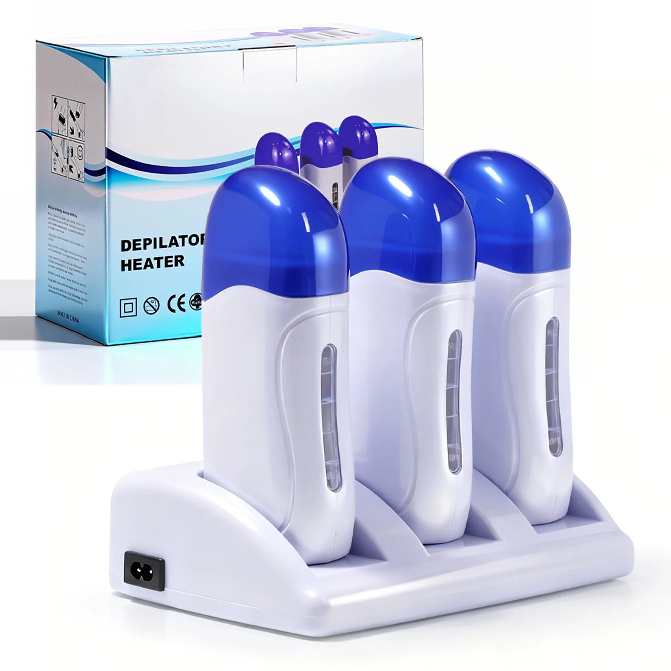 Roll on Wax Machine Wax Therapy Machine Waxing Warmer Hair Removal Hot Melt Hard Wax Warmer Heaters Suitable for Family Friendly
