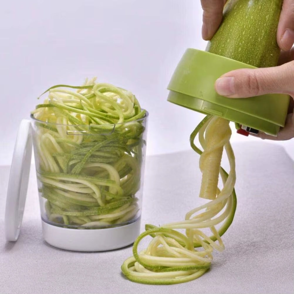 Vegetable Cutter Manual Spiral Cutter Kitchen Gadgets for Carrots Cucumbers Veggetti
