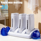 Roll on Wax Machine Wax Therapy Machine Waxing Warmer Hair Removal Hot Melt Hard Wax Warmer Heaters Suitable for Family Friendly