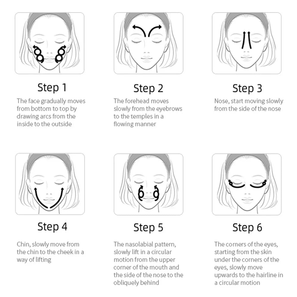 Facial Massager Magnetic Inductive Therapeutical Instrument Micro Face Lift Tighten Small Waist Dumbbell Spinner Beauty Devices