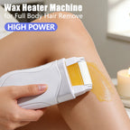 Roll on Wax Machine Wax Therapy Machine Waxing Warmer Hair Removal Hot Melt Hard Wax Warmer Heaters Suitable for Family Friendly