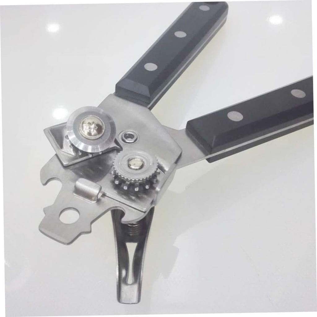 Multi-Functional Heavy Duty Stainless Steel Can Opener Ergonomic Grip for Effortless Use Kitchen Tool for Easy Jar Opening and Daily Cooking Tasks