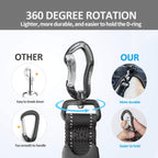 Multifunctional Tactical Dog Leash Heavy Duty,4-6 FT Strong Bungee Leash with Car Seatbelt, Shock Absorbing Dog Lead for Large, Medium Dogs