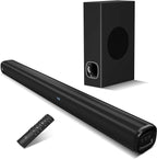 Soundbar with Subwoofer,2.1Ch with 3D Surround Sound, Works with 4K & HD Tvs, Hdmi(Arc)/Optical/Aux/Usb Drive/Bluetooth5.0 Connection(Model: P28,160W)