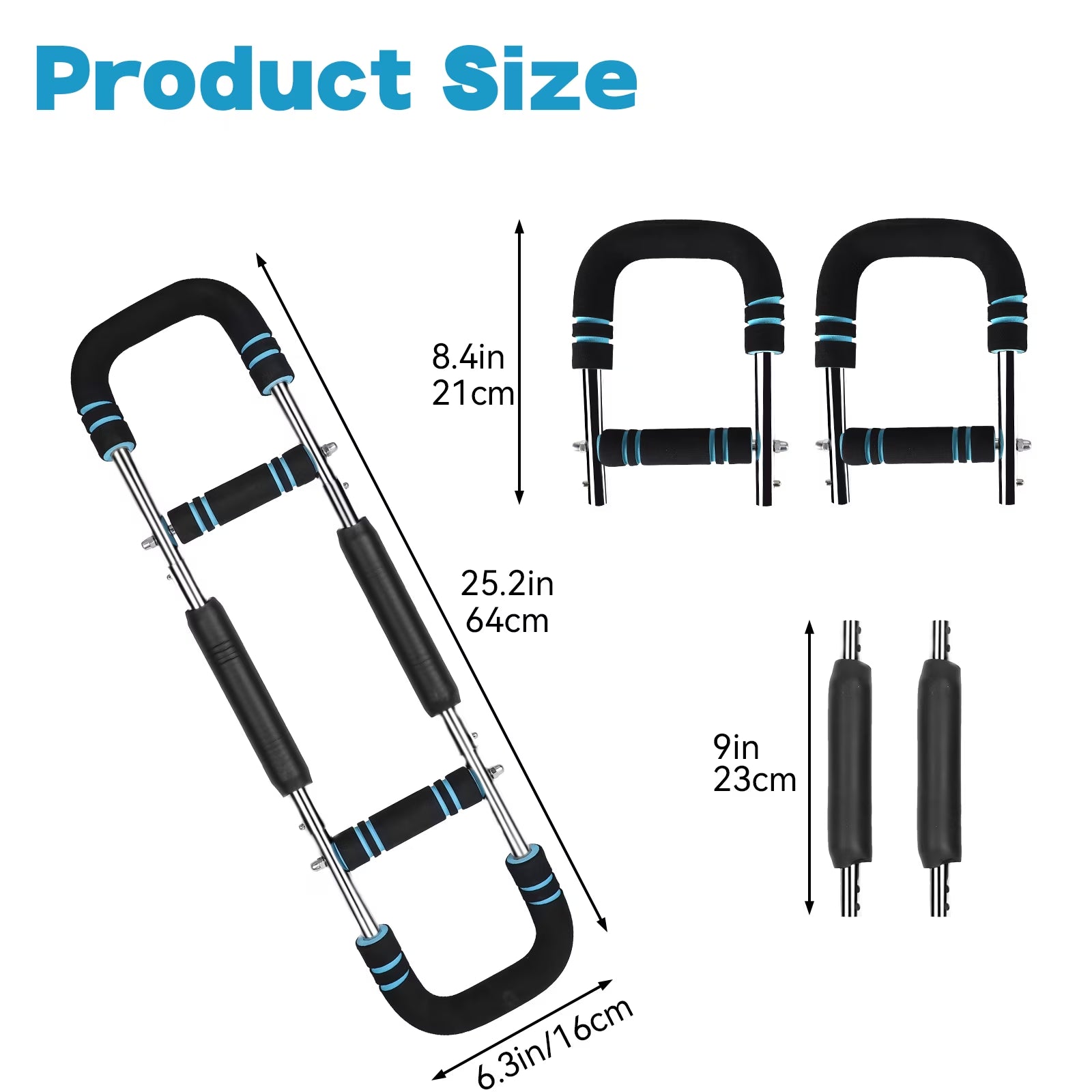 Arm Trainer & Chest Trainer for Men, 66-88-110Lb Adjustable Arm Twister Exercise Equipment, Portable Spring Resistance Home Gym Trainer, Upper Body Workout Machine for Muscle Building