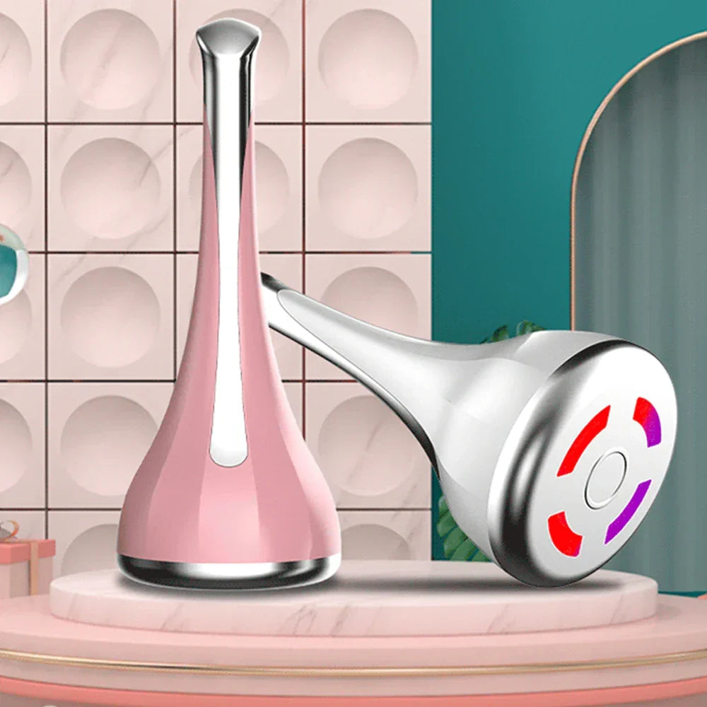 Facial Massager Magnetic Inductive Therapeutical Instrument Micro Face Lift Tighten Small Waist Dumbbell Spinner Beauty Devices