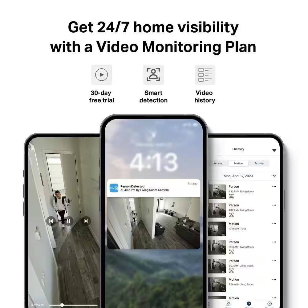 Myq Smart Indoor Home Security Camera