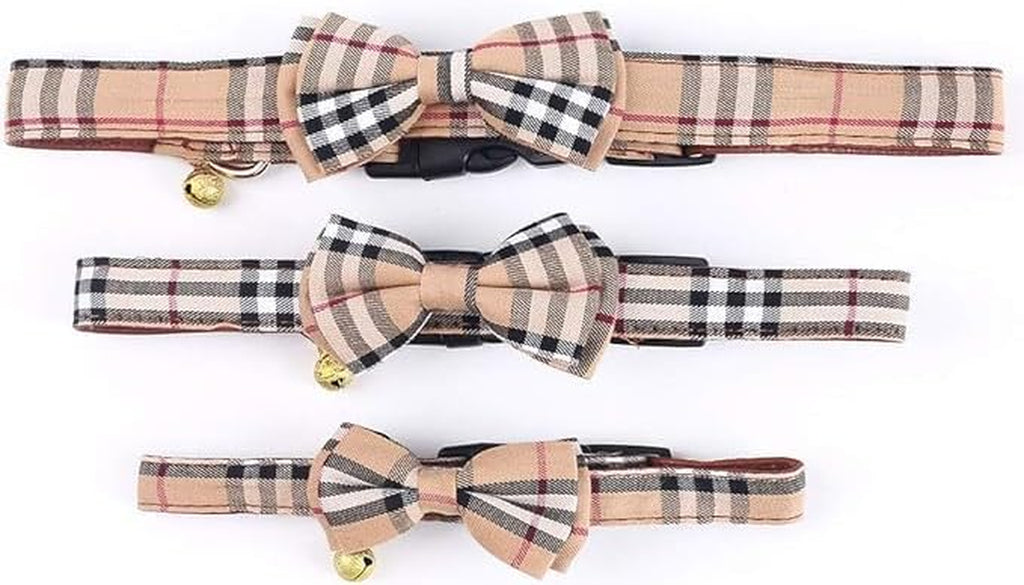 Dog Collar, Adjustable Dog Collar, Pet Collar for Dog Soft Bowtie Dog Collars for Small Medium Large Pet