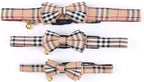 Dog Collar, Adjustable Dog Collar, Pet Collar for Dog Soft Bowtie Dog Collars for Small Medium Large Pet